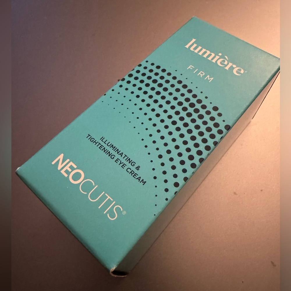 Sealed Neocutis lumiere firm illuminating & tightening eye cream